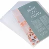 Business Source File Folder, Letter, Transparent, 5 Per Pack - 00606BX