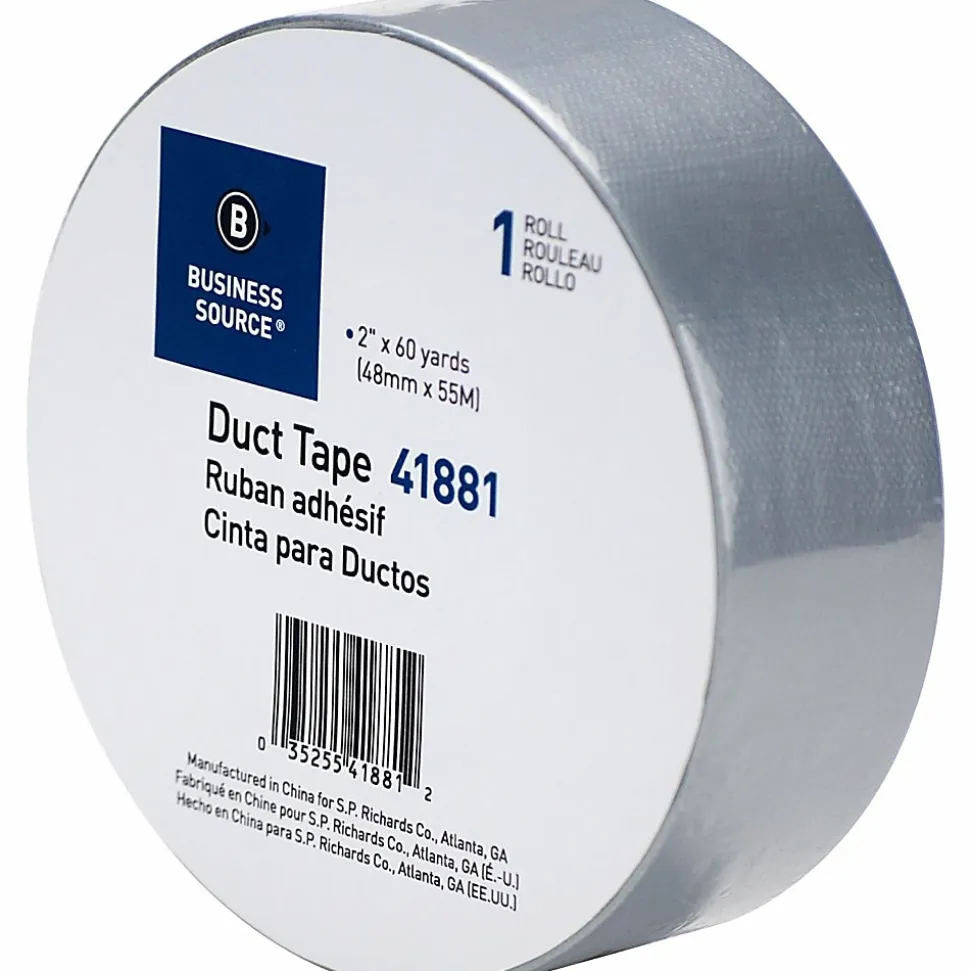 Business Source General-purpose Duct Tape - 60 yd x 2"x 9 mil Thickness - Gray - - 41881