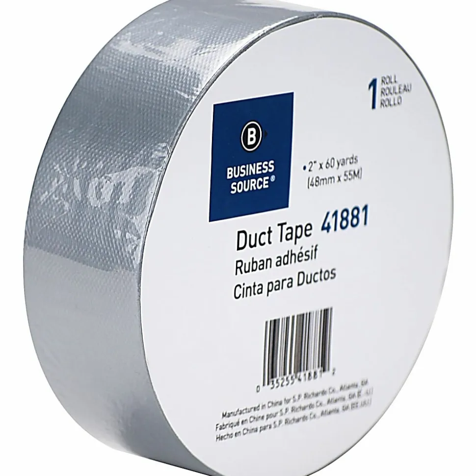 Business Source General-purpose Duct Tape - 60 yd x 2"x 9 mil Thickness - Gray - - 41881