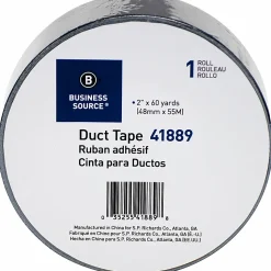 Business Source General-purpose Duct Tape - 60 yd x 2"x 9 mil Thickness - Black -  - 41889