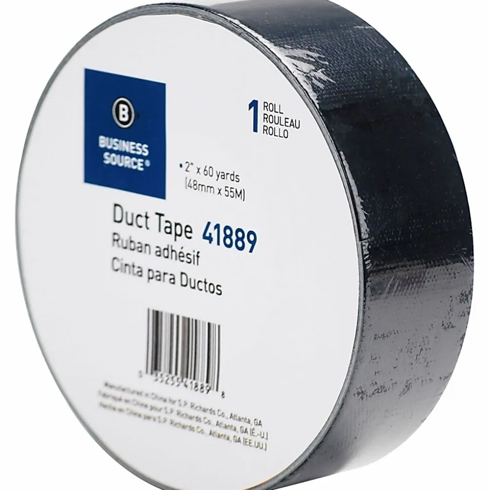 Business Source General-purpose Duct Tape - 60 yd x 2"x 9 mil Thickness - Black - - 41889