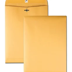 Business Source Heavy-duty Clasp Envelopes - Clasp - #63 - 6 1/2" Width x 9 1/2" Length - 28 lb - Clasp - Kraft - Kraft - 100 / Box