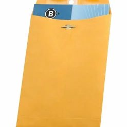 Business Source Heavy-duty Clasp Envelopes - Clasp - #63 - 6 1/2" Width x 9 1/2" Length - 28 lb - Clasp - Kraft - Kraft - 100 / Box