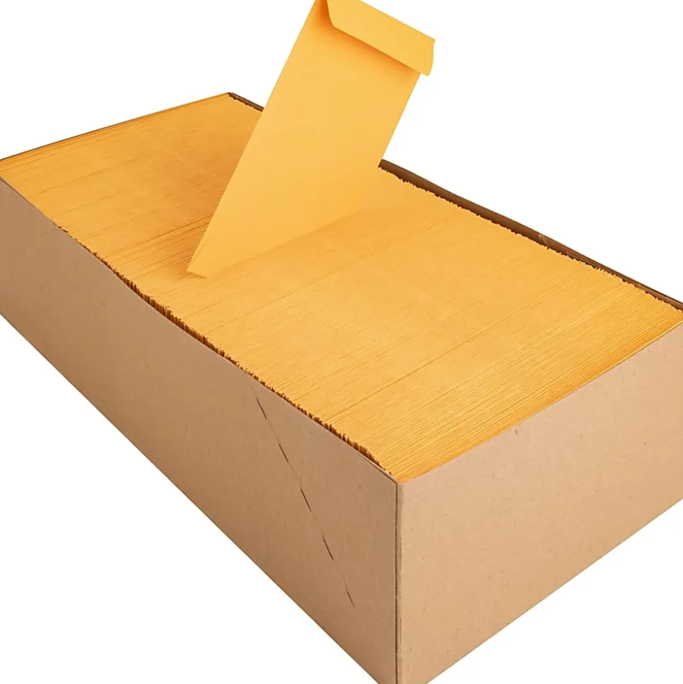 Business Source Little Coin No. 7 Kraft Envelopes - Coin - #7 - 3 1/2" Width x 6 1/2" Length - 28 lb - Gummed - Brown Kraft - Kraft - 500 / Box
