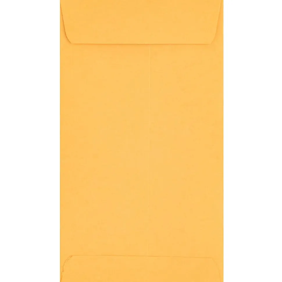 Business Source Little Coin No. 7 Kraft Envelopes - Coin - #7 - 3 1/2" Width x 6 1/2" Length - 28 lb - Gummed - Brown Kraft - Kraft - 500 / Box
