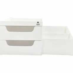 Business Source Multi-Grid Desktop Organizer - 7 Compartment(s) - 2 Drawer(s) - 5.70
