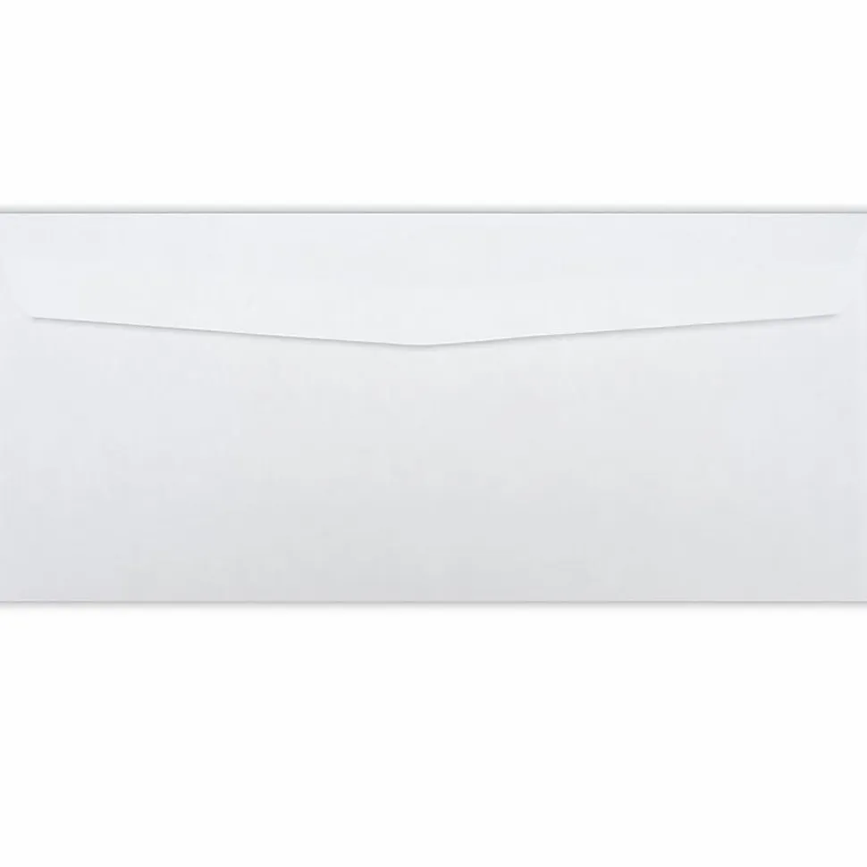 Business Source No. 9 Double Window Invoice Envelopes - Double Window - #9 - 8 7/8" Width x 3 7/8" Length - 24 lb - White - 500 / Box