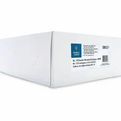 Business Source No. 10 Double-Window Invoice Envelopes - Double Window - #10 - 9 1/2"x 4 1/8" - 24 lb - Gummed - White - Wove - 500 / Box - 36694
