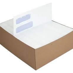 Business Source No. 10 Double-Window Invoice Envelopes - Double Window - #10 - 9 1/2