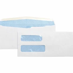 Business Source No. 10 Double-Window Invoice Envelopes - Double Window - #10 - 9 1/2