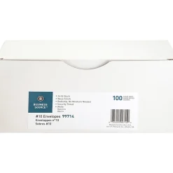 Business Source No. 10 Peel-to-seal Security Envelopes - Business - #10 - 4 1/8