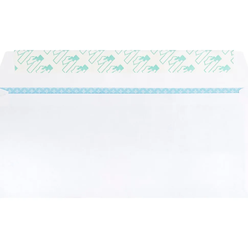Business Source Security Tint Window Envelopes - Business - #10 - 9 1/2" Width x 4 1/8" Length - Peel & Seal - White - Wove - 500 / Box