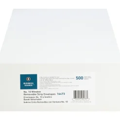 Business Source Security Tint Window Envelopes - Business - #10 - 9 1/2
