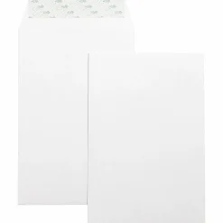 Business Source Self-Seal 6"x9" Catalog Envelopes - Catalog - 6" Width x 9" Length - 28 lb - Self-sealing - White - Wove - 100 / Box