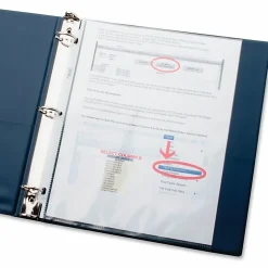 Business Source Sheet Protectors - For Letter 8 1/2