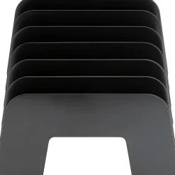 Business Source 6-slot Inclined Desk Step Sorter - 6 Compartment(s) - 6.5