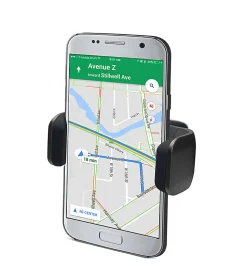 BYTECH Universal Air Vent Car Phone Mount, 3-3/4"H x 1-1/2"W x 5-3/4"D, Black, BYMOMO211BK