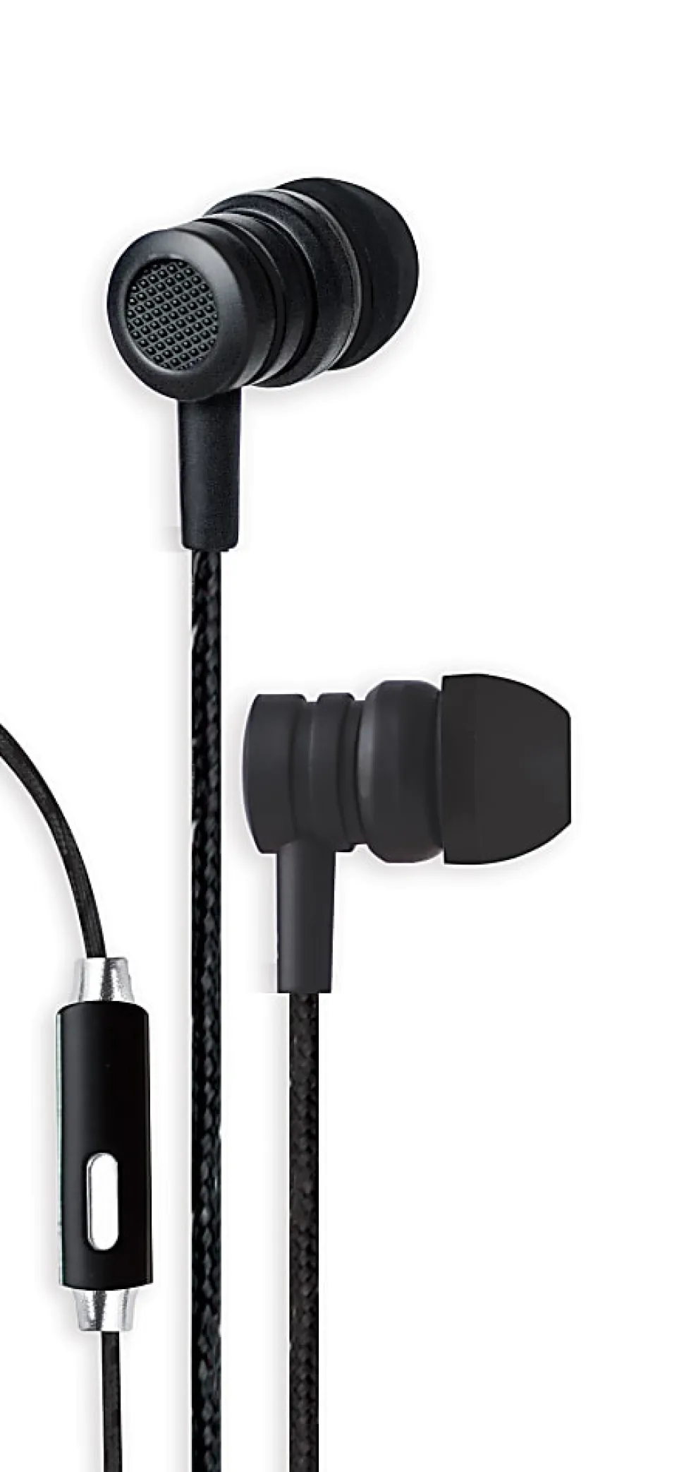 Bytech Wired Earbud Headphones, Black, BYAUEB129BK