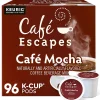 Café Escapes Café Mocha Keurig Single-Serve K-Cup Pods, 24 Pods Per Pack, Case Of 4 Packs