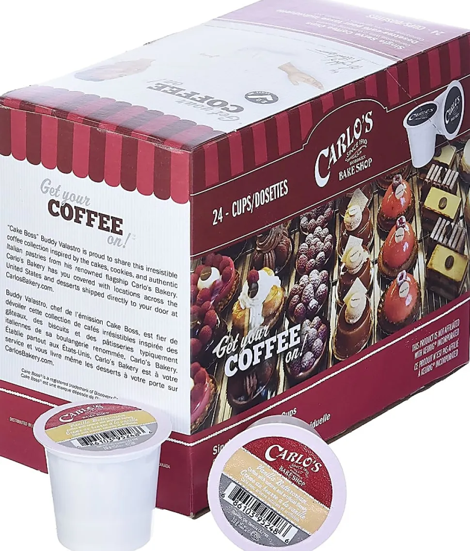 Cake Boss Single-Serve K-Cup Coffee, Vanilla Buttercream, Box Of 24 Pods