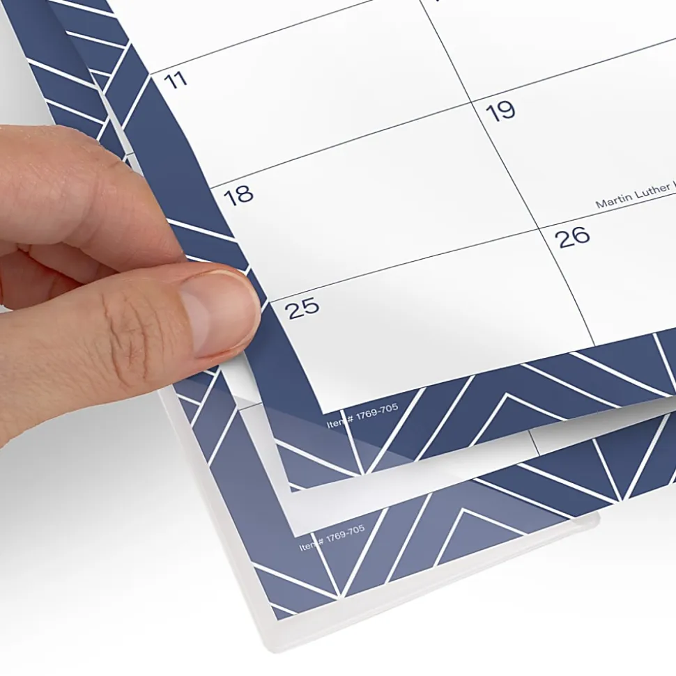 Cambridge® Apex 2026 Monthly Desk Pad Calendar, Compact, 17 3/4" x 11"