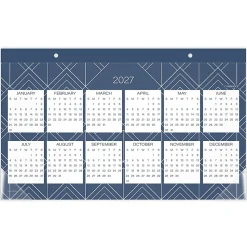 Cambridge® Apex 2026 Monthly Desk Pad Calendar, Compact, 17 3/4