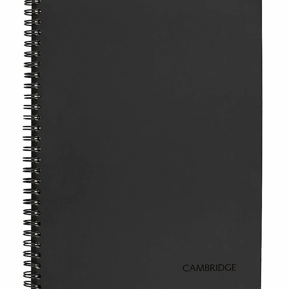 Cambridge Limited® Action Planner® Business Notebook, 80 Sheets, Gray, Medium, 7 1/4" x 9 1/2"