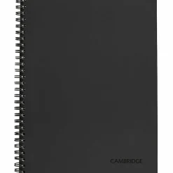 Cambridge Limited® Action Planner® Business Notebook, 80 Sheets, Gray, Medium, 7 1/4
