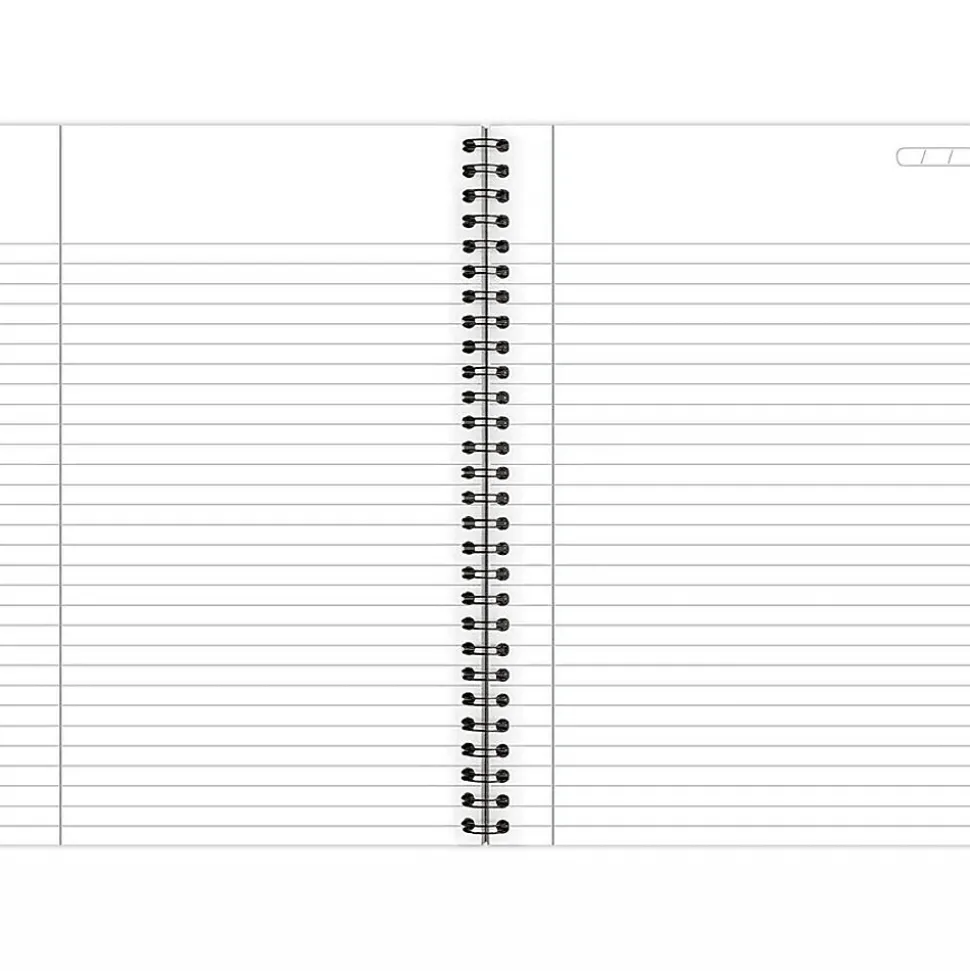 Cambridge® Limited® 30% Recycled Business Notebook, 6 5/8" x 9 1/2", 1 Subject, Legal Ruled, 80 Sheets, Black (06672)