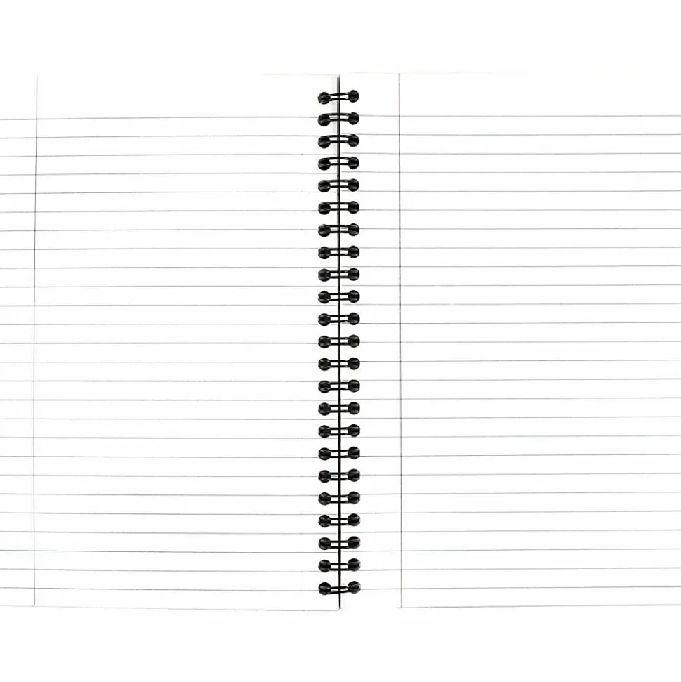 Cambridge® Limited® 30% Recycled Business Notebook, 4 7/8" x 8", 1 Subject, Legal Ruled, 80 Sheets, Black (06074)