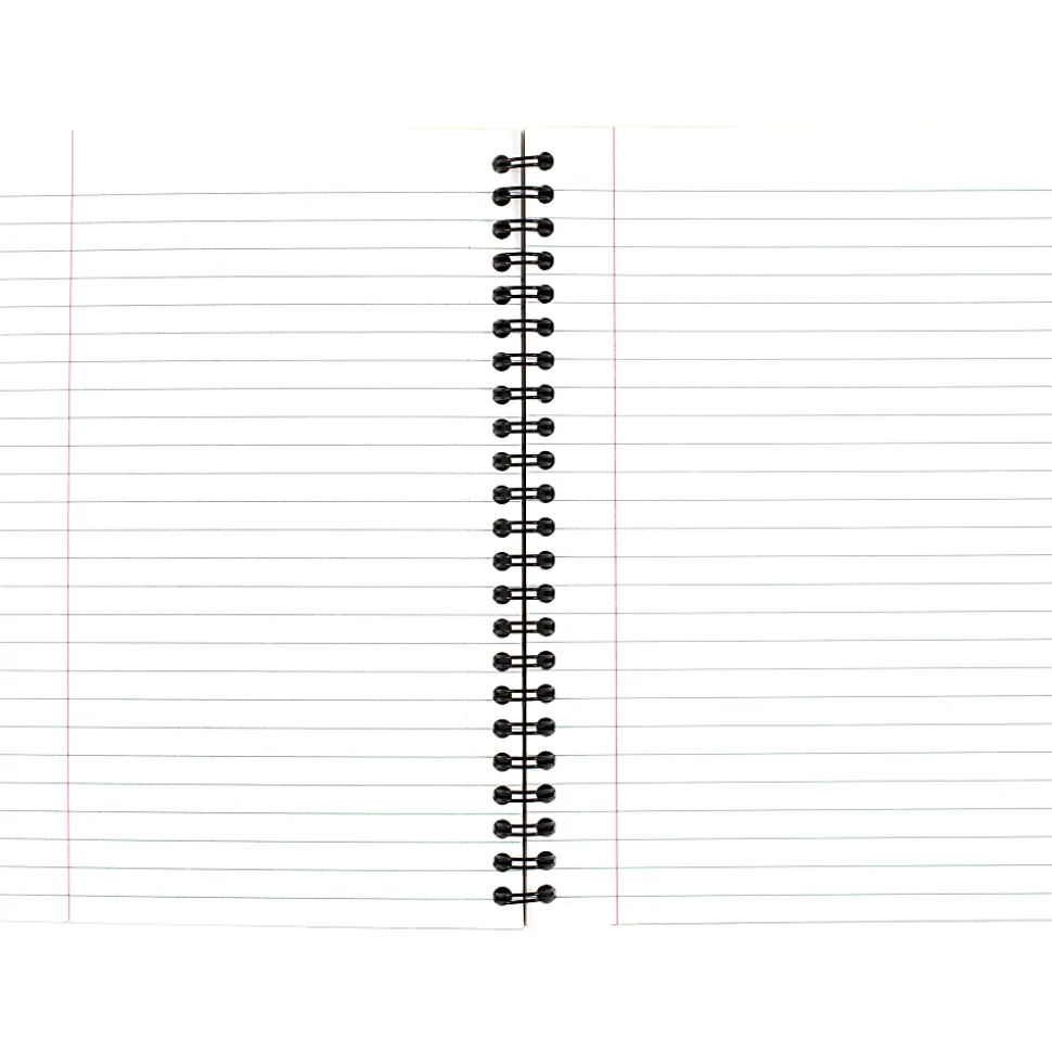 Cambridge® Limited® 30% Recycled Business Notebook, 4 7/8" x 8", 1 Subject, Legal Ruled, 80 Sheets, Black (06074)