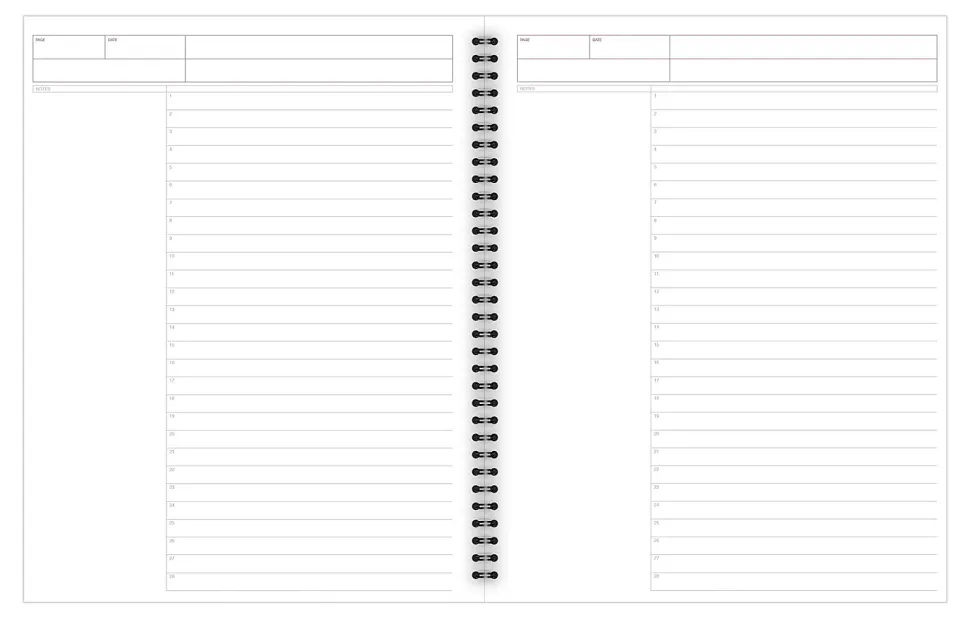 Cambridge® Limited® 30% Recycled Business Notebook, 8 1/4" x 11", 1 Subject, Wide Ruled, 80 Sheets, Black (06064)