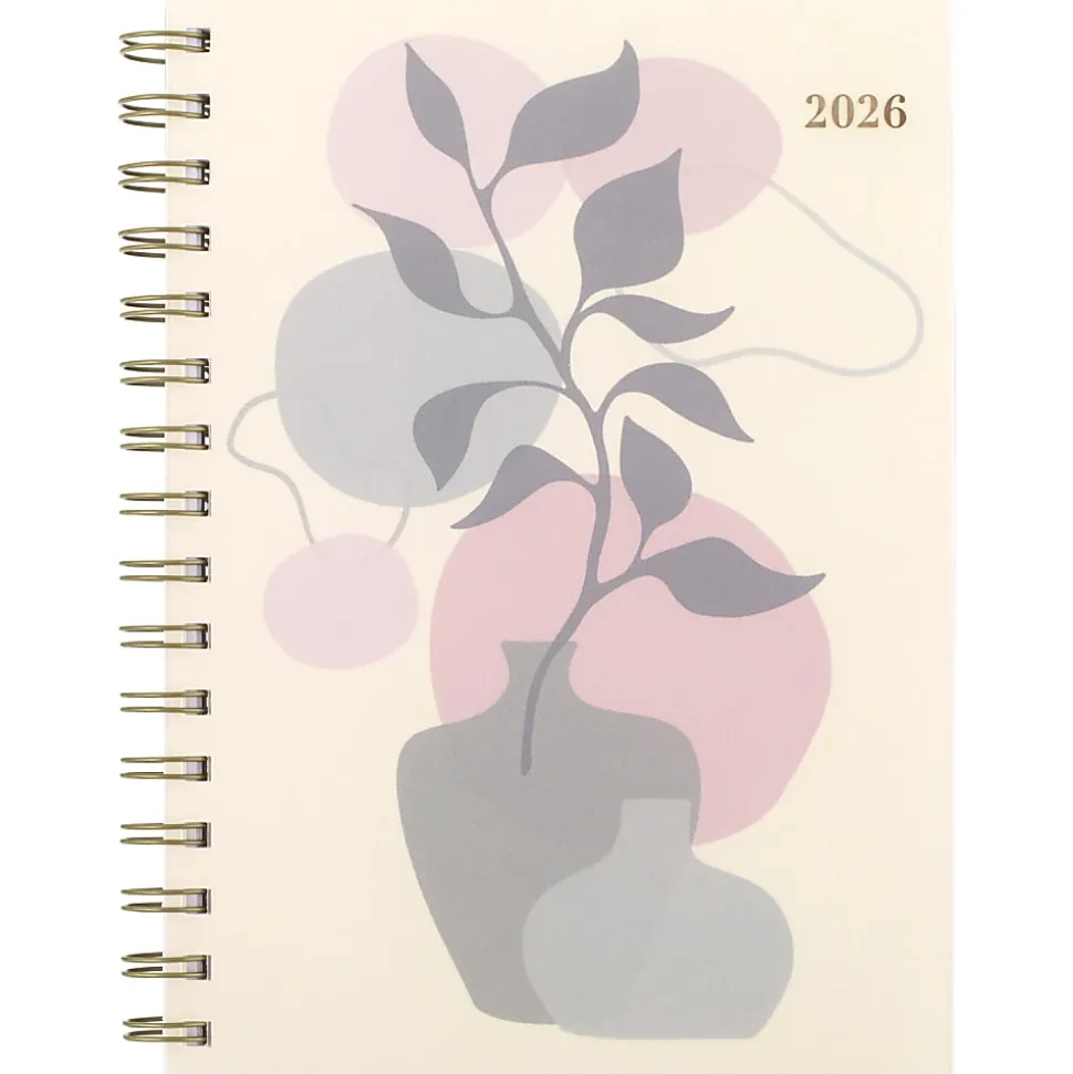 Cambridge® Serene 2026 Weekly Monthly Planner, Small, 5 1/2" x 8 1/2"