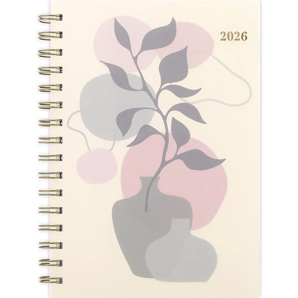 Cambridge® Serene 2026 Weekly Monthly Planner, Small, 5 1/2" x 8 1/2"