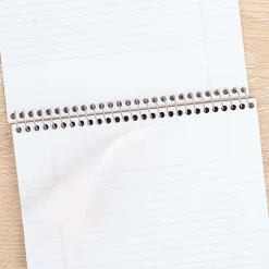 Cambridge® Stiff-Back Wire-Bound Notepad, Letter Size, College Rule, Navy