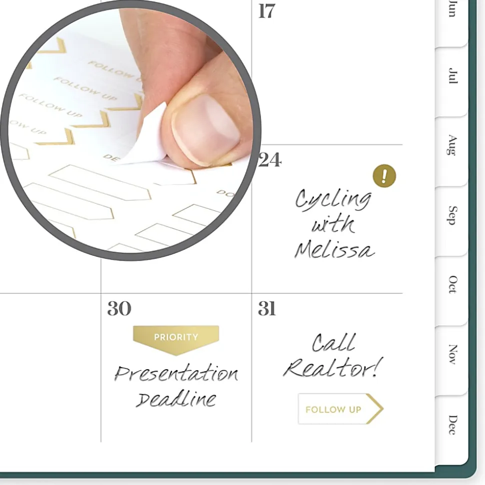 Cambridge® WorkStyle® Classic 2026 Weekly Monthly Planner, Transformative Teal, Large, 8 1/2" x 11"