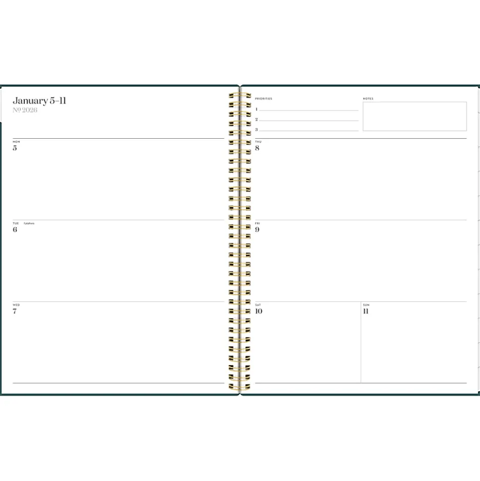 Cambridge® WorkStyle® Classic 2026 Weekly Monthly Planner, Transformative Teal, Large, 8 1/2" x 11"