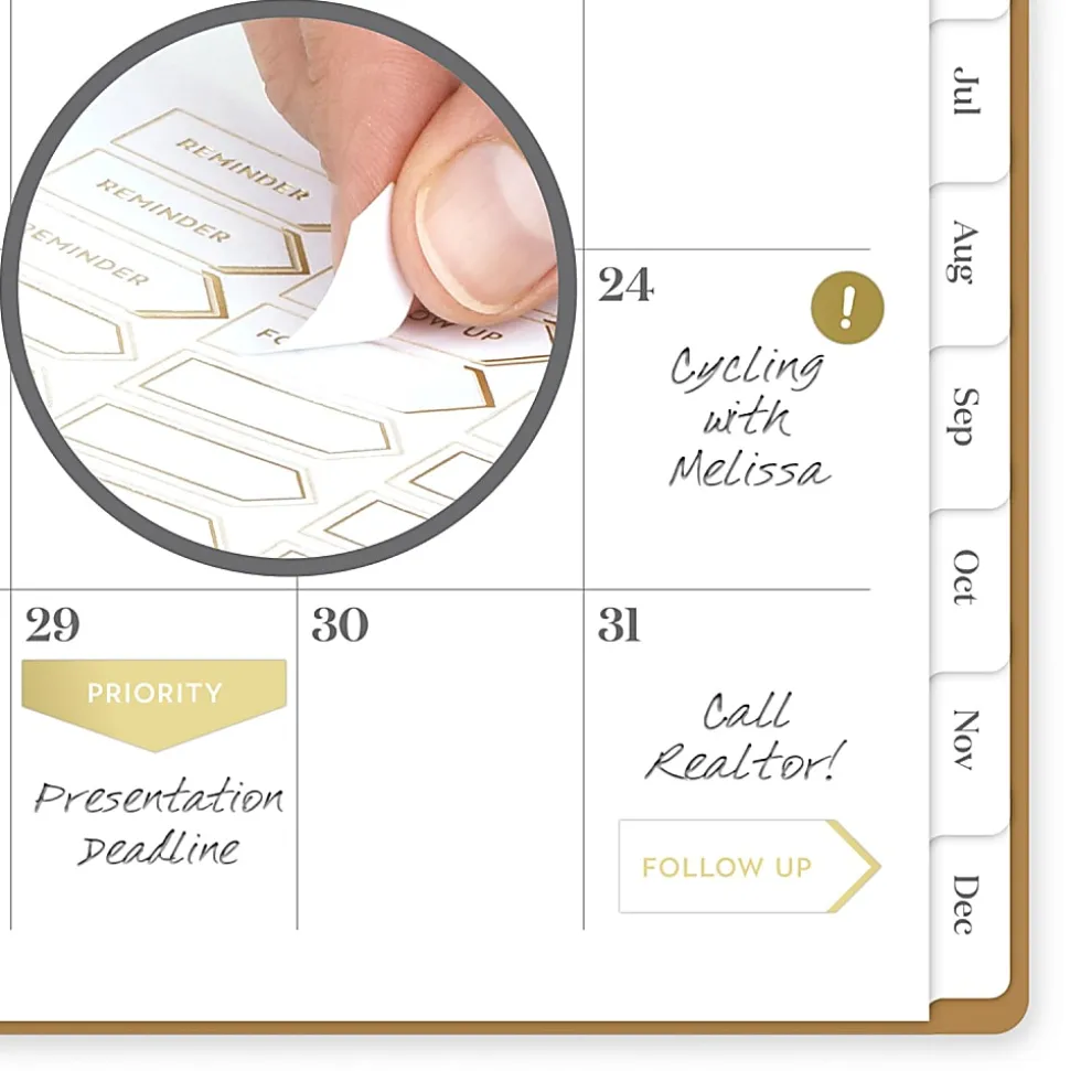 Cambridge® WorkStyle® Focus 2026 Weekly Monthly Planner, Sunbaked Clay, Small, 5 1/2" x 8 1/2"