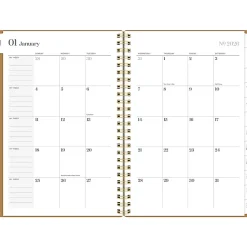 Cambridge® WorkStyle® Focus 2026 Weekly Monthly Planner, Sunbaked Clay, Small, 5 1/2
