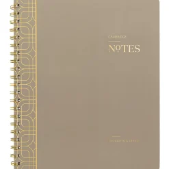 Cambridge® WorkStyle® Notebook, 80 Sheets, Timeless Taupe, Large, 8 1/2" x 11"