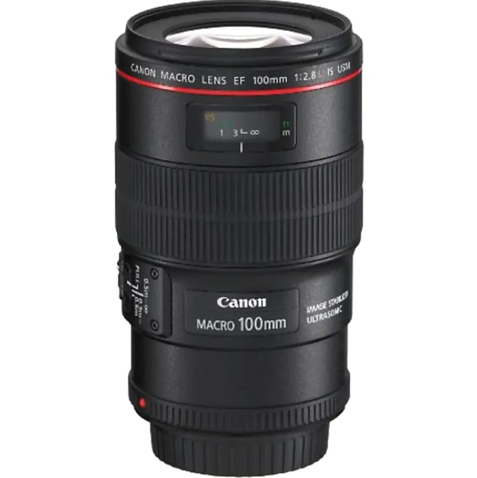 Canon EF 100mm f/2.8L IS USM Macro Lens - 100mm - f/2.8