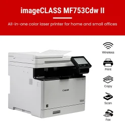 Canon imageCLASS MF753Cdw II Wireless Duplex Laser Color Printer