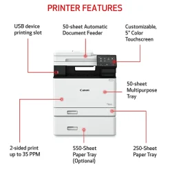 Canon® imageCLASS® MF751Cdw Wireless Laser All-In-One Color Printer