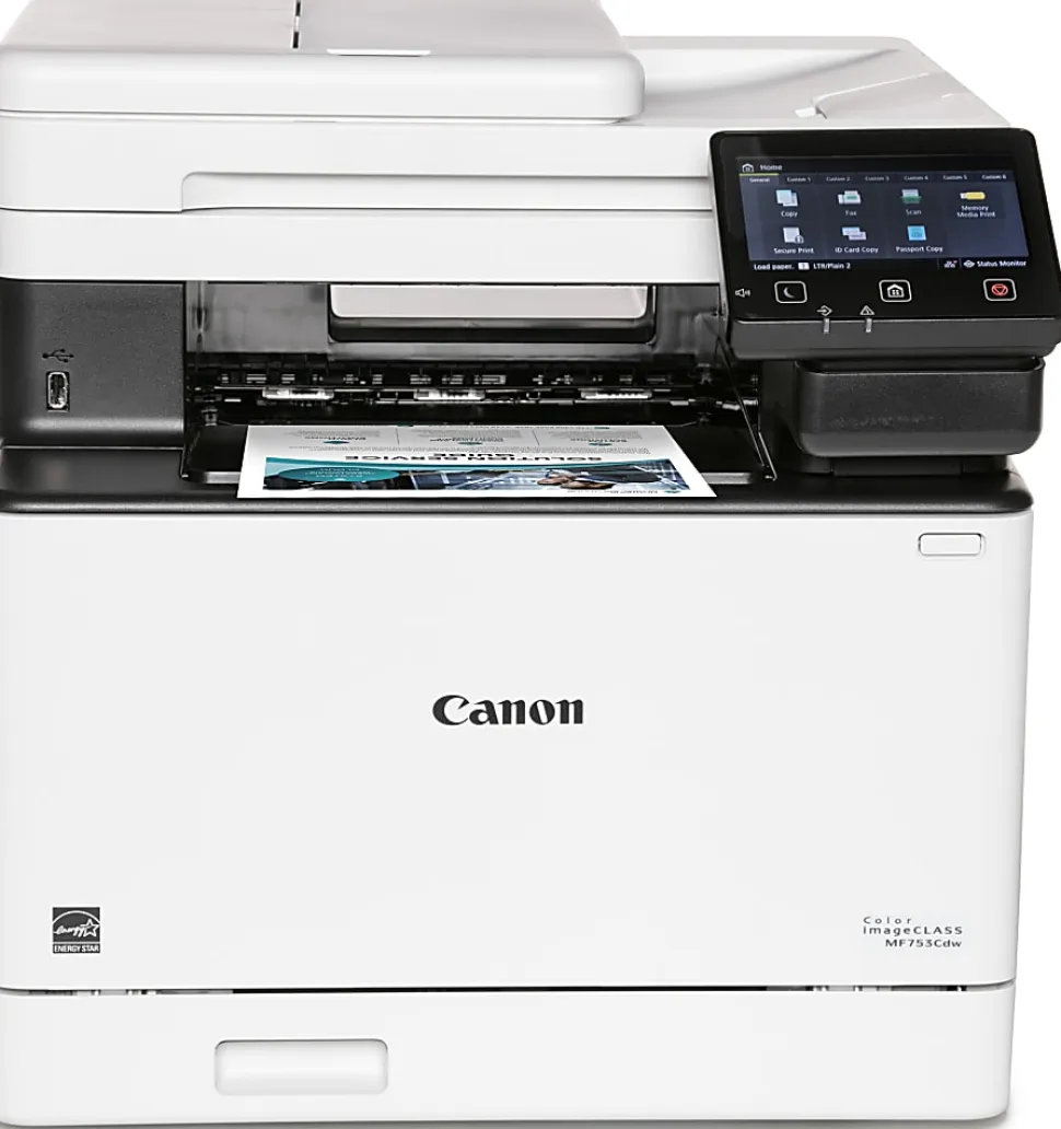 Canon® imageCLASS® MF753Cdw Wireless Laser All-In-One Color Printer