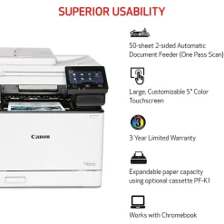 Canon® imageCLASS® MF753Cdw Wireless Laser All-In-One Color Printer