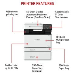 Canon® imageCLASS® MF753Cdw Wireless Laser All-In-One Color Printer