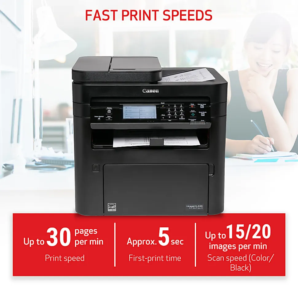 Canon® imageCLASS MF267dw II Wireless Laser All-In-One Monochrome Printer