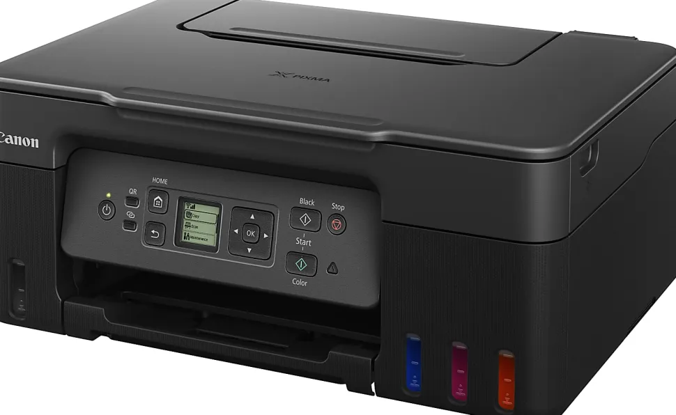 Canon® PIXMA™ G3270 MegaTank Wireless Inkjet All-In-One Color Printer, Black