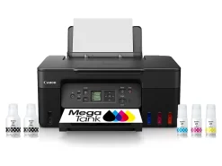 Canon® PIXMA™ G3270 MegaTank Wireless Inkjet All-In-One Color Printer, Black