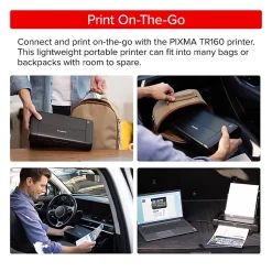 Canon PIXMA TR160 Wireless Inkjet Portable Color Printer